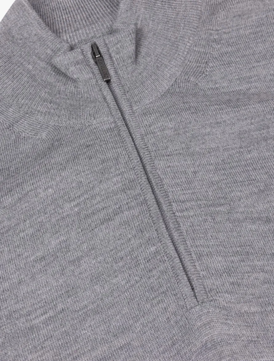 Merino Half Zip Trui<Cavallaro Napoli Online