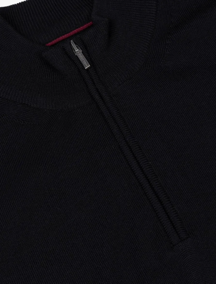 Merino Half Zip Trui<Cavallaro Napoli Sale