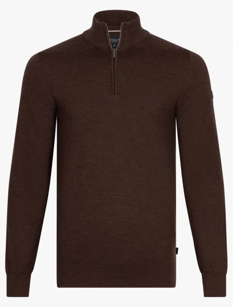 Merino Half Zip Trui<Cavallaro Napoli Sale
