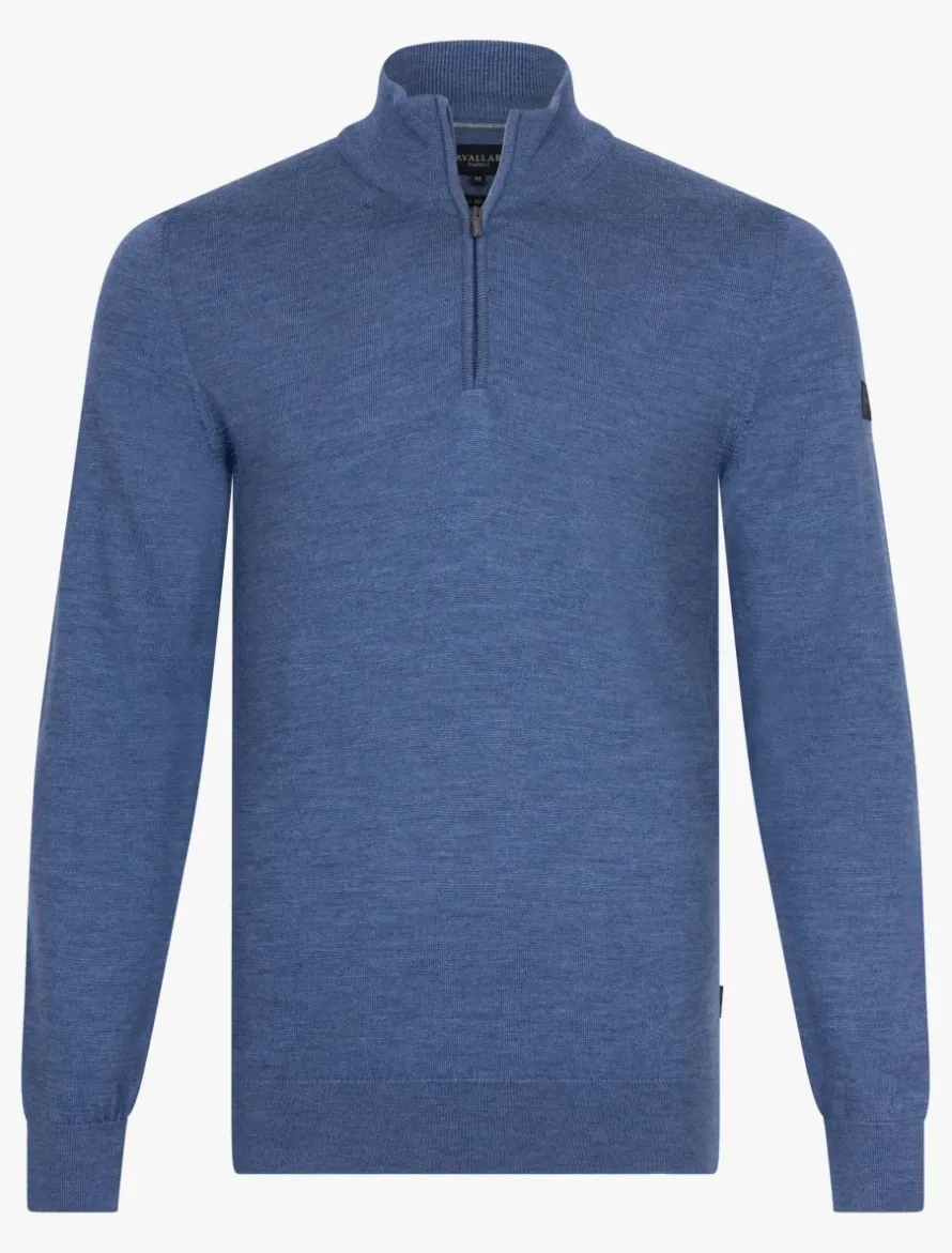 Merino Half Zip Trui<Cavallaro Napoli Best
