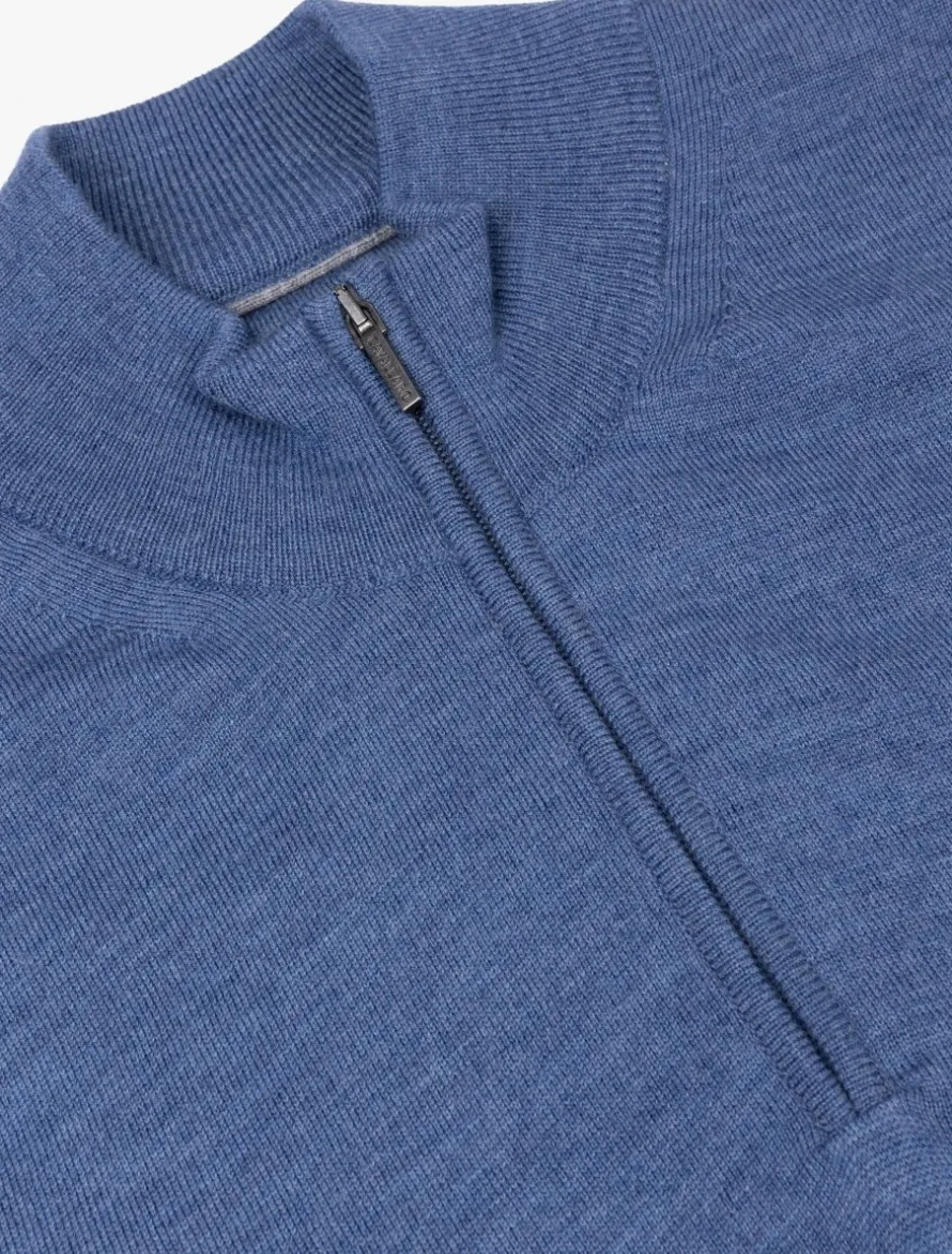 Merino Half Zip Trui<Cavallaro Napoli Best
