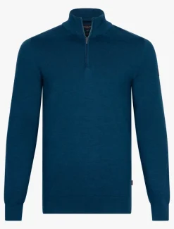 Merino Half Zip Trui<Cavallaro Napoli Online
