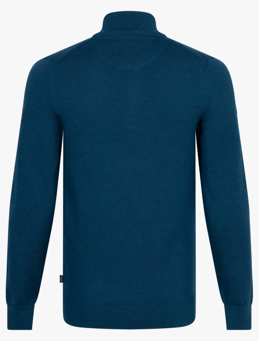 Merino Half Zip Trui<Cavallaro Napoli Online