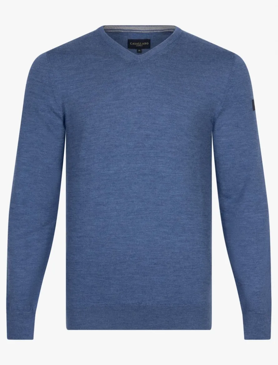 Merino V-Neck Trui<Cavallaro Napoli New