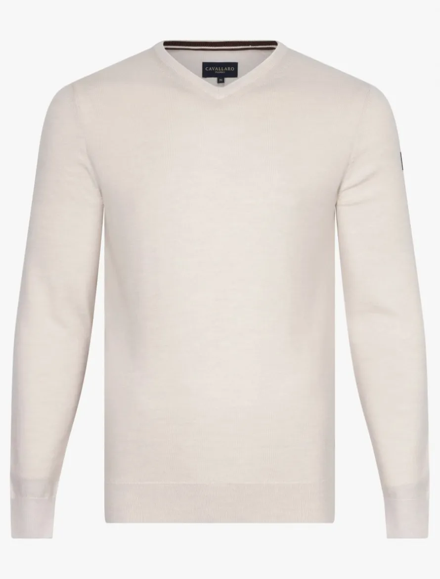 Merino V-Neck Trui<Cavallaro Napoli Sale