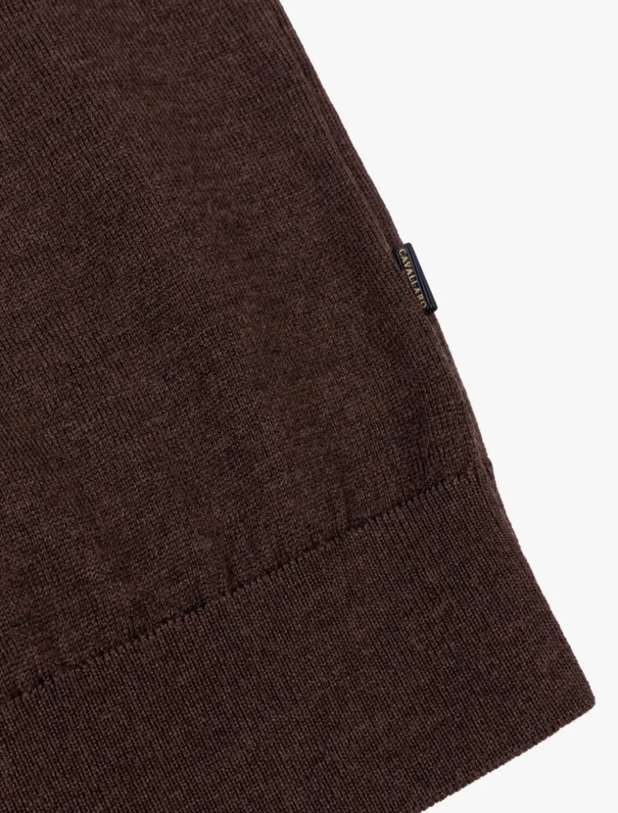 Merino V-Neck Trui<Cavallaro Napoli Outlet