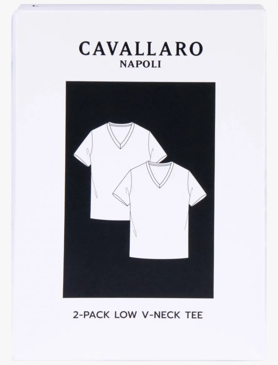 V-Neck Low 2-Pack<Cavallaro Napoli Discount