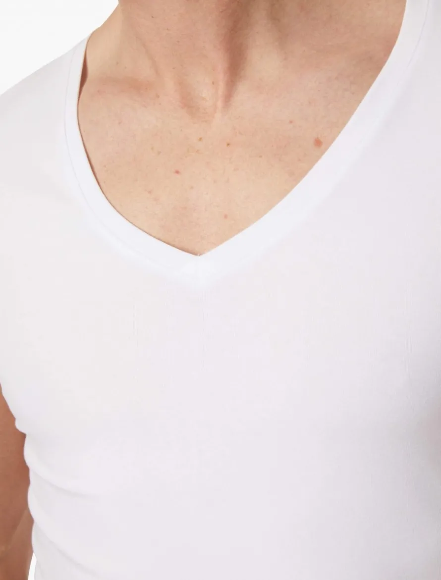 V-Neck Low 2-Pack Ondershirts<Cavallaro Napoli Clearance