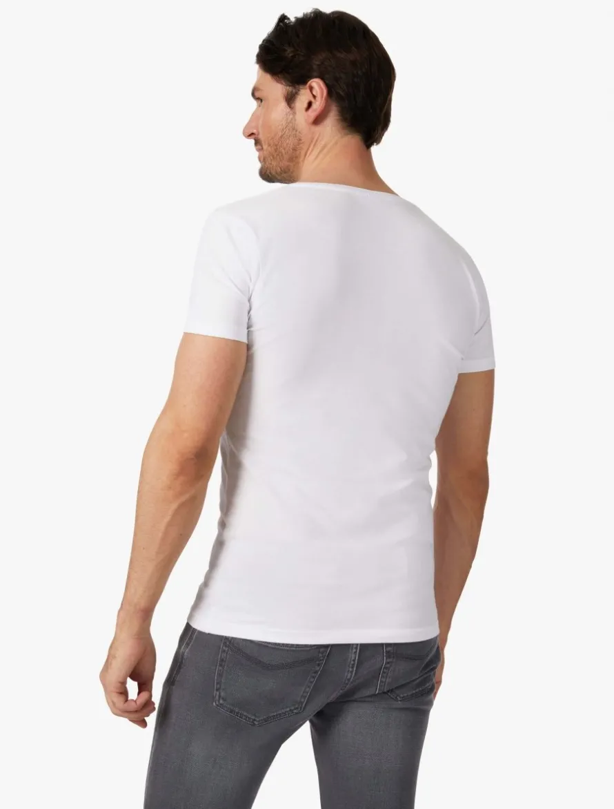 V-Neck Low 2-Pack Ondershirts<Cavallaro Napoli Clearance