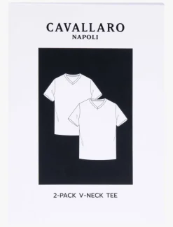V-Neck 2-Pack<Cavallaro Napoli Hot